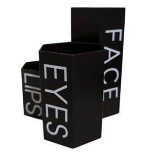 Hexagon Cosmetics Storage Container "Face, eyes, lips" makeup Brush Holder 💋